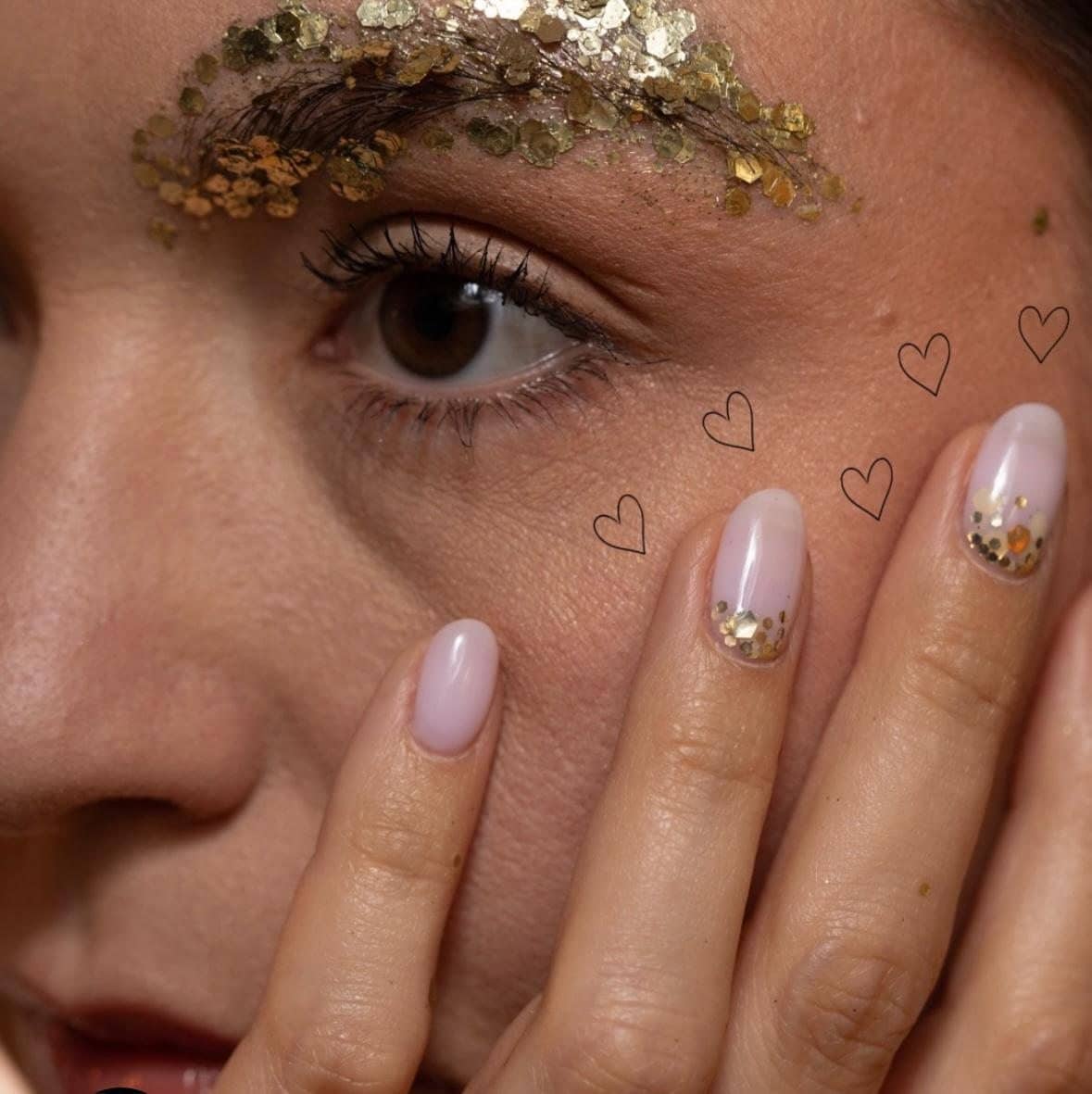 Ongles paillettes Nail Art ma Paillette